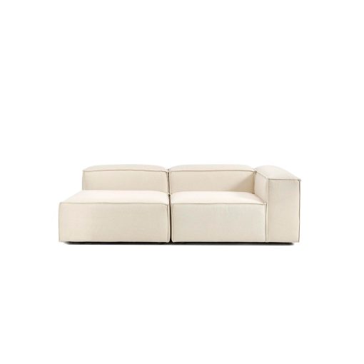 Sillón Nicole Esquinero Doble Beige Derecho